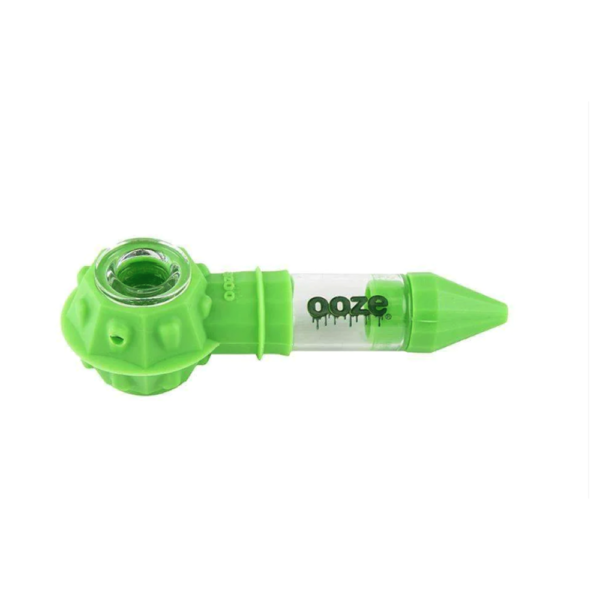 OOZE BOWSER SILICON WATER PIPE - GREEN