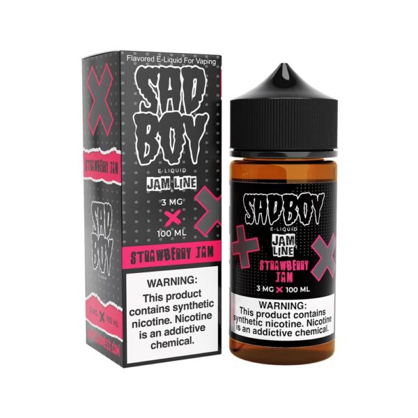 SADBOY 100ML JUICE 3MG JAM LINE - STRAWBERRY JAM