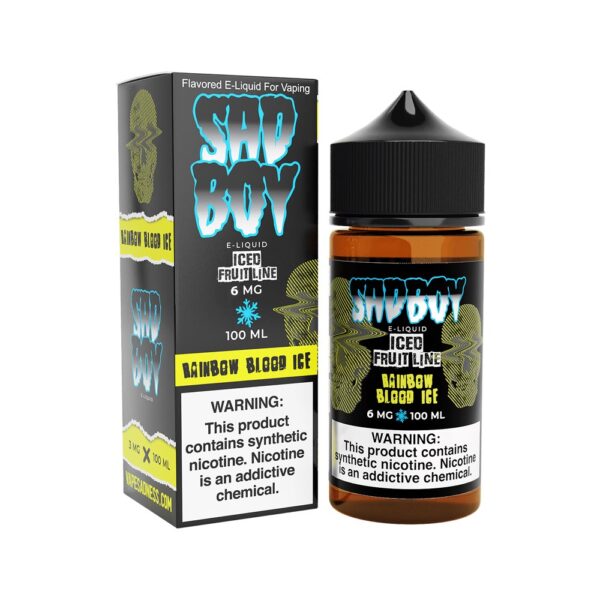 SADBOY 100ML JUICE 6MG ICE FRUIT LINE - RAINBOW BLOOD ICE
