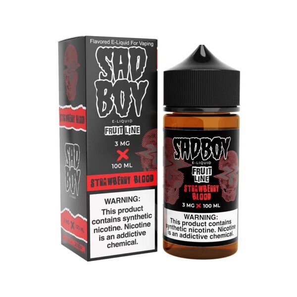 SADBOY 100ML JUICE 3MG FRUIT LINE - STRAWBERRY BLOOD