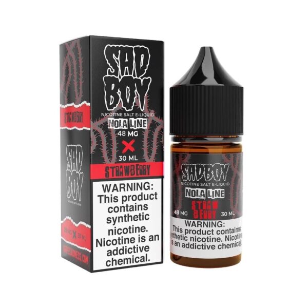 SADBOY 30ML JUICE 48MG NOLA LINE - STRAW NOLA