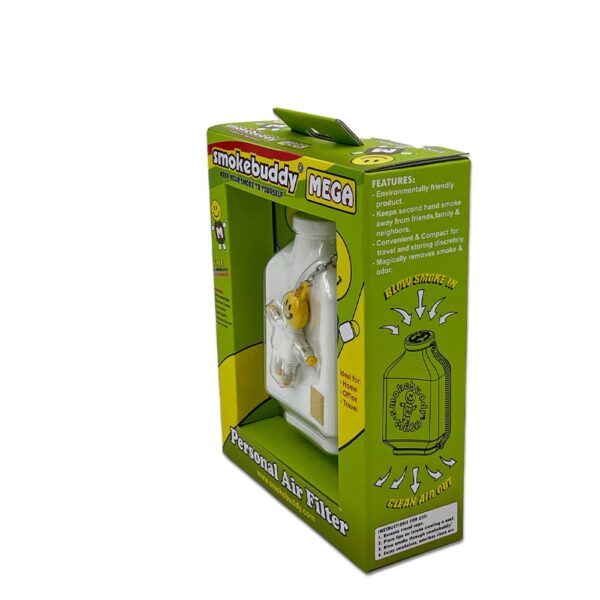 SMOKE BUDDY AIR FILTER MEGA - WHITE - Image 2