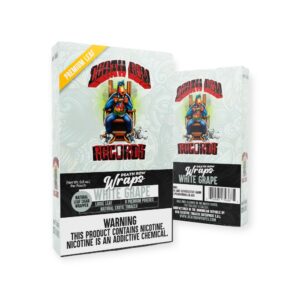DEATHROW RECORDS  6CTS CUT LEAF WRAPS  – WHITE GRAPE
