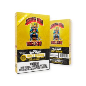 DEATHROW RECORDS  6CTS CUT LEAF WRAPS  – HONEY BOURBON
