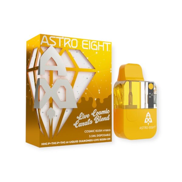 ASTRO EIGHT LIVE COSMIC CARATS BLEND  3.5G DISPOSABLE - COSMIC KUSH
