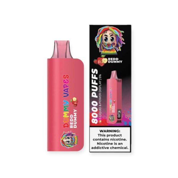 DUMMY 5% NIC 8000PUFFS DISPOSABLE - REDD DUMMY