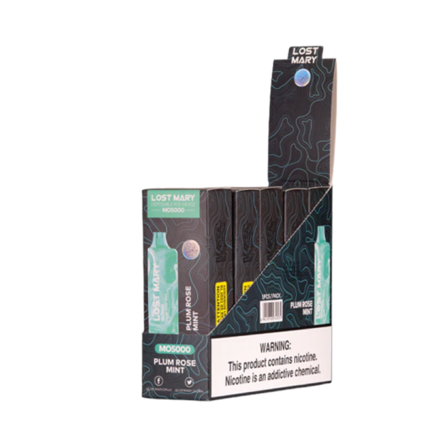LOST MARY MO5000 5% NIC DISPOSABLE - PLUM ROSE MINT - Image 2