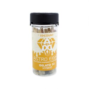 ASTRO EIGHT THCA/LIQUID DIAMONDS 2G PRE ROLLS HYBRID – GELATO 33