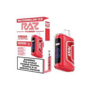 RAZ 5% NIC 9000PUFFS DISPOSABLE – WATERMELON ICE
