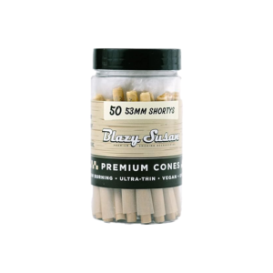 BLAZY SUSAN  UNBLEACHED 53MM SHORTYS PREMIUM CONES