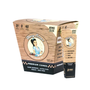 BLAZY SUSAN KING SIZE UNBLEACHED 3PK CONES