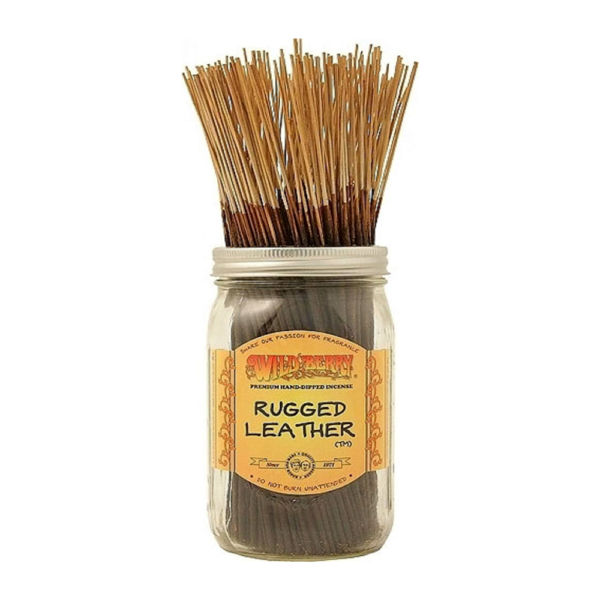 WILD BERRY INCENSE 100 STICKS - RUGGED LEATHER