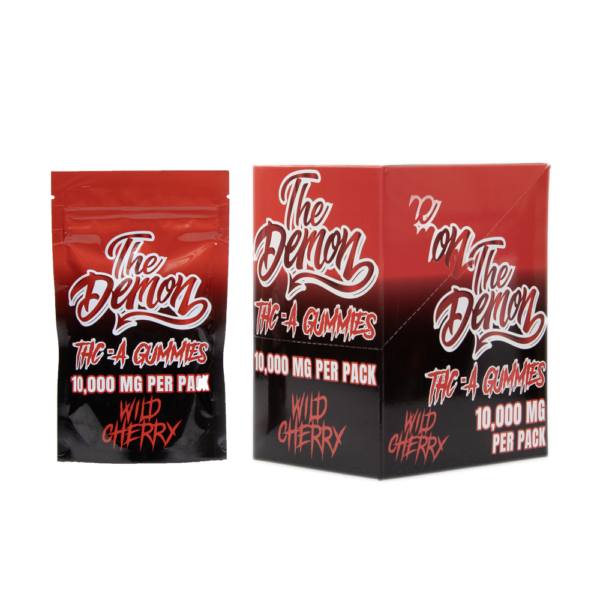 THE DEMON 10000MG THCA GUMMIES - WILD CHERRY