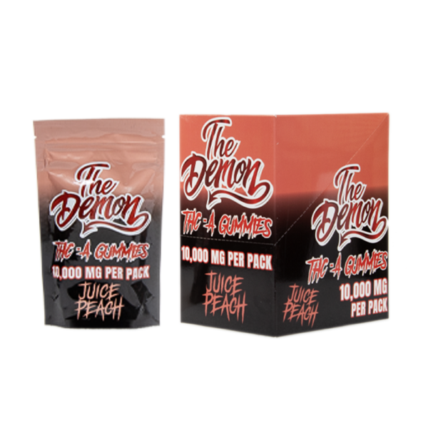 THE DEMON 10000MG THCA GUMMIES - JUICY PEACH
