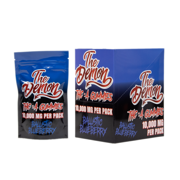 THE DEMON THCA GUMMIES - BALLISTIC BLUEBERRY