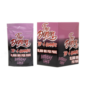 THE DEMON 10000MG THCA GUMMIES – BIRTHDAY CAKE