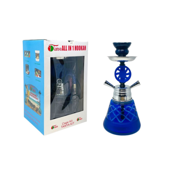 TANYA #3 CAGE HOOKAH KIT - BLUE