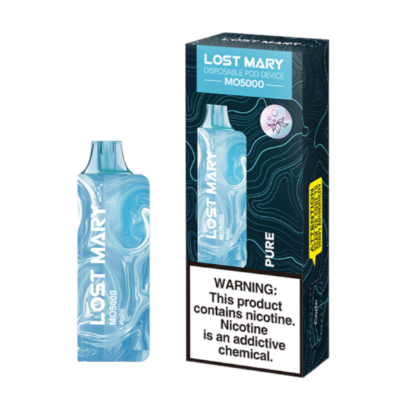 LOST MARY MO5000 5%  NIC DISPOSABLE - PURE