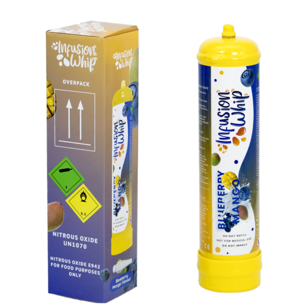 INFUSION UN1070 3.3L CREAM CHARGERS - BLUEBERRY MANGO