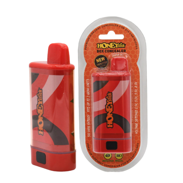 HONEY STICK BOX CONCEALER 510 BATTERY - RED
