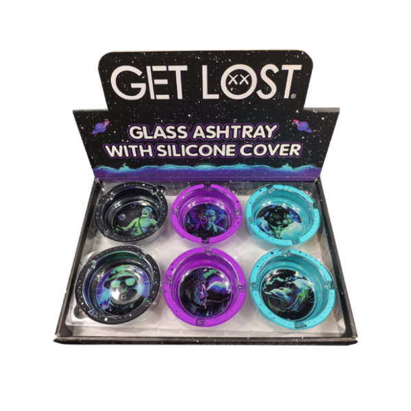 GET LOST ASHTRAY W/SILICONE