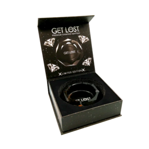 GET LOST DIAMOND ASHTRAY- BLACK