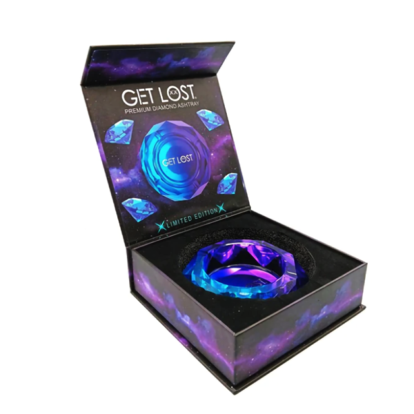 GET LOST DIAMOND ASHTRAY- MULTI COLOR