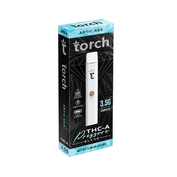 TORCH  PRESSURE BLEND 3.5G THCA DISPOSABLE INDICA - ARTIC GAS