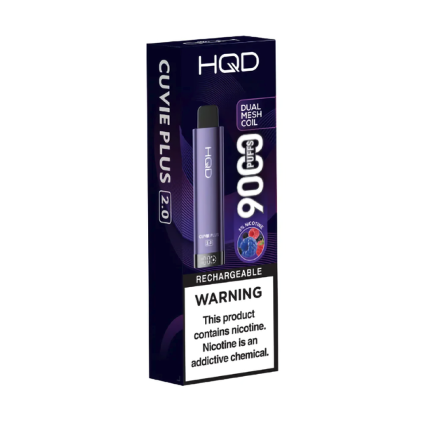 HQD CUVIE PLUS 2.0 0% DISPOSABLE - GRAPE