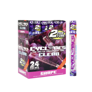 CYCLONES CLEAR TRANSPARENT CONE – GRAPE