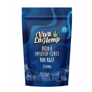 VIVA LA HEMP D8 750 MG GUMMIES – BLUE RAZZ