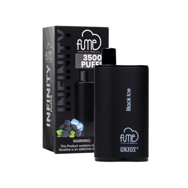 FUME INFINITY PLUS 5% SALT NIC DISPOSABLE - BLACK ICE
