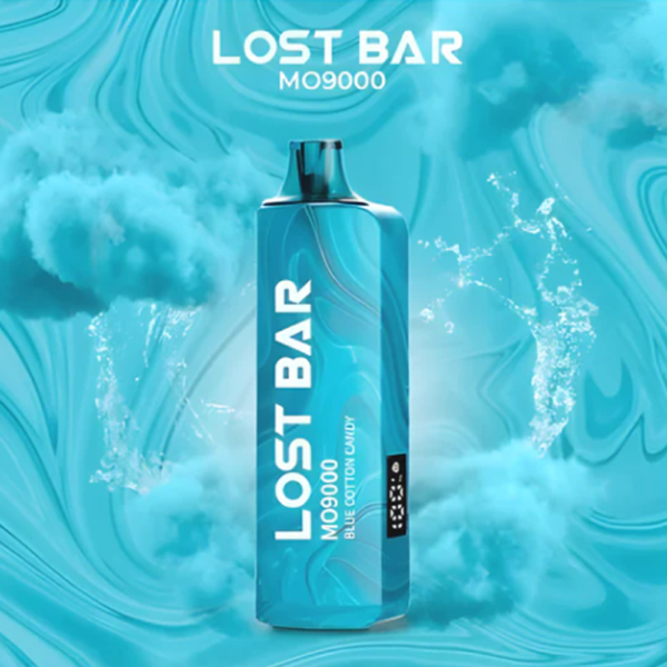 LOST BAR MO9000 5% NIC DISPOSABLE - BLUE COTTON CANDY