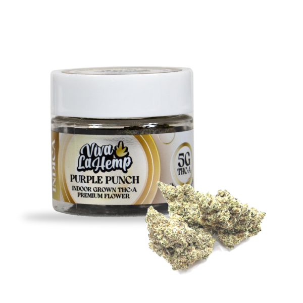 VIVA LA HEMP THCA 5G FLOWER INDICA - PURPLE PUNCH