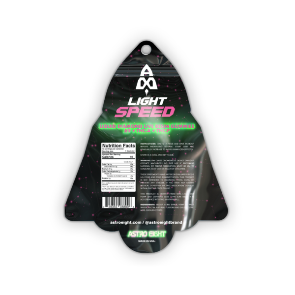 ASTRO EIGHT NANO LIGHTSPEED LIQUID DIAMOND LIVE RESIN 3500MG GUMMIES - MOON MELON - Image 2