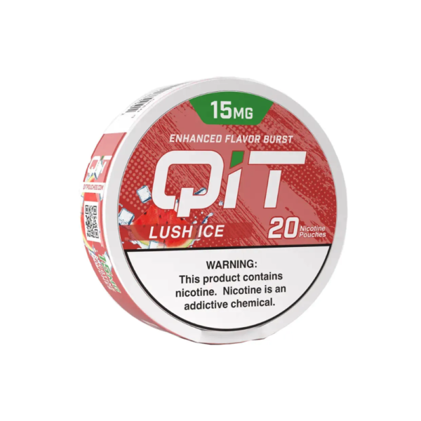 QIT  NICOTINE 15MG POUCHES - LUSH ICE