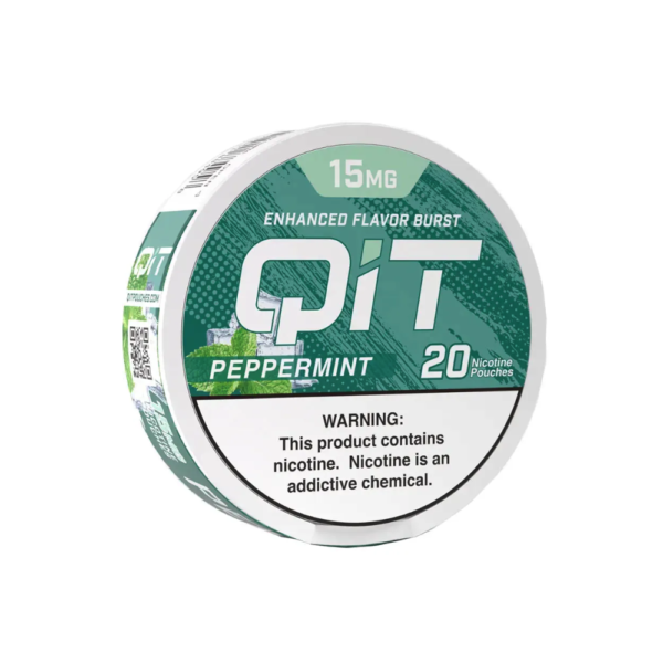 QIT  NICOTINE 15MG POUCHES - PEPPERMINT