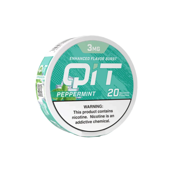 QIT  NICOTINE 3MG POUCHES - PEPPERMINT