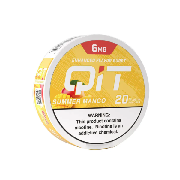 QIT  NICOTINE 6MG POUCHES - MANGO
