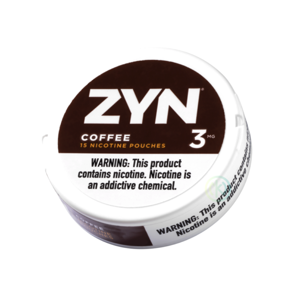 ZYN  NICOTINE 3MG POUCHES - COFFEE