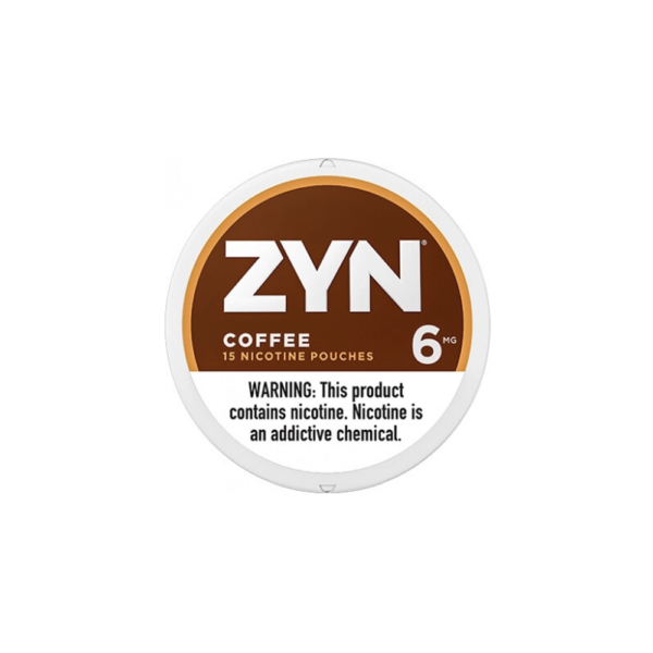 ZYN  NICOTINE 6MG POUCHES - COFFEE