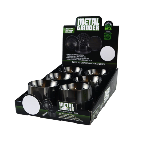 SMOKE ZILLA DEEP CONCAVE 63MM GRINDER