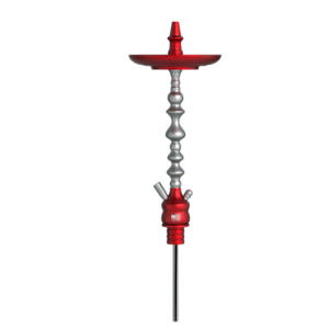 STARBUZZ XS CHALLENGER HOOKAH – SILVER/RED