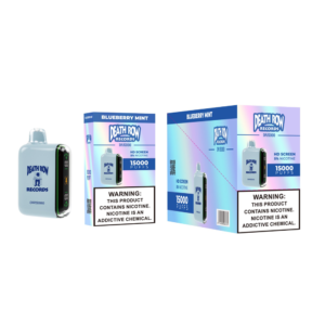 DEATHROW  5% NIC 15000 PUFFS DISPOSABLE – BLUEBERRY MINT