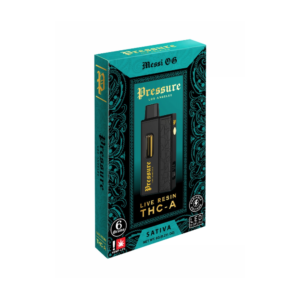 PRESSURE LIVE RESIN THCA 6G DISPOSABLE SATIVA – MESSI OG