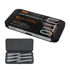 LITTO THC-A DIAMOND PREROLLS  – SOUR DIESEL