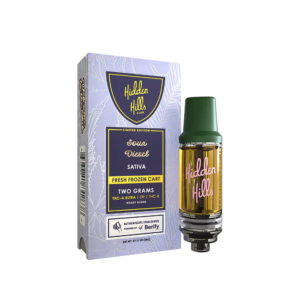 HIDDEN HILLS FRESH FROZEN THCA/D9/B 2G CARTRIDGE – SOUR DIESEL