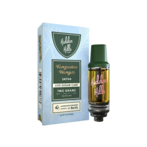 HIDDEN HILLS LIVE SUGAR D9/THCP/HTE 2G CARTRIDGE – TANGERINE BANGZ