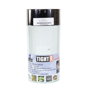 TIGHT VAC TV5  24OZ CONTAINER – BLACK CAP/ CLEAR