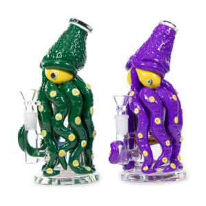 GLOWING SQUID WATER PIPE
